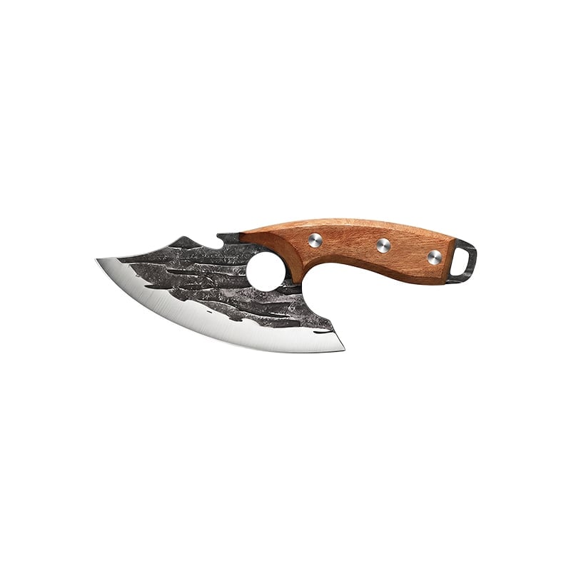 Ivokio® Premium Hand-Forged Chef's Knife & Cleaver Set