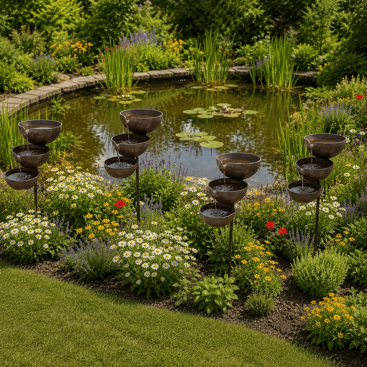 🔥Hot Sale 50% OFF🐦Ivokio® Bring Life Back To Your Garden – Rain Catcher Bird Bath🌿