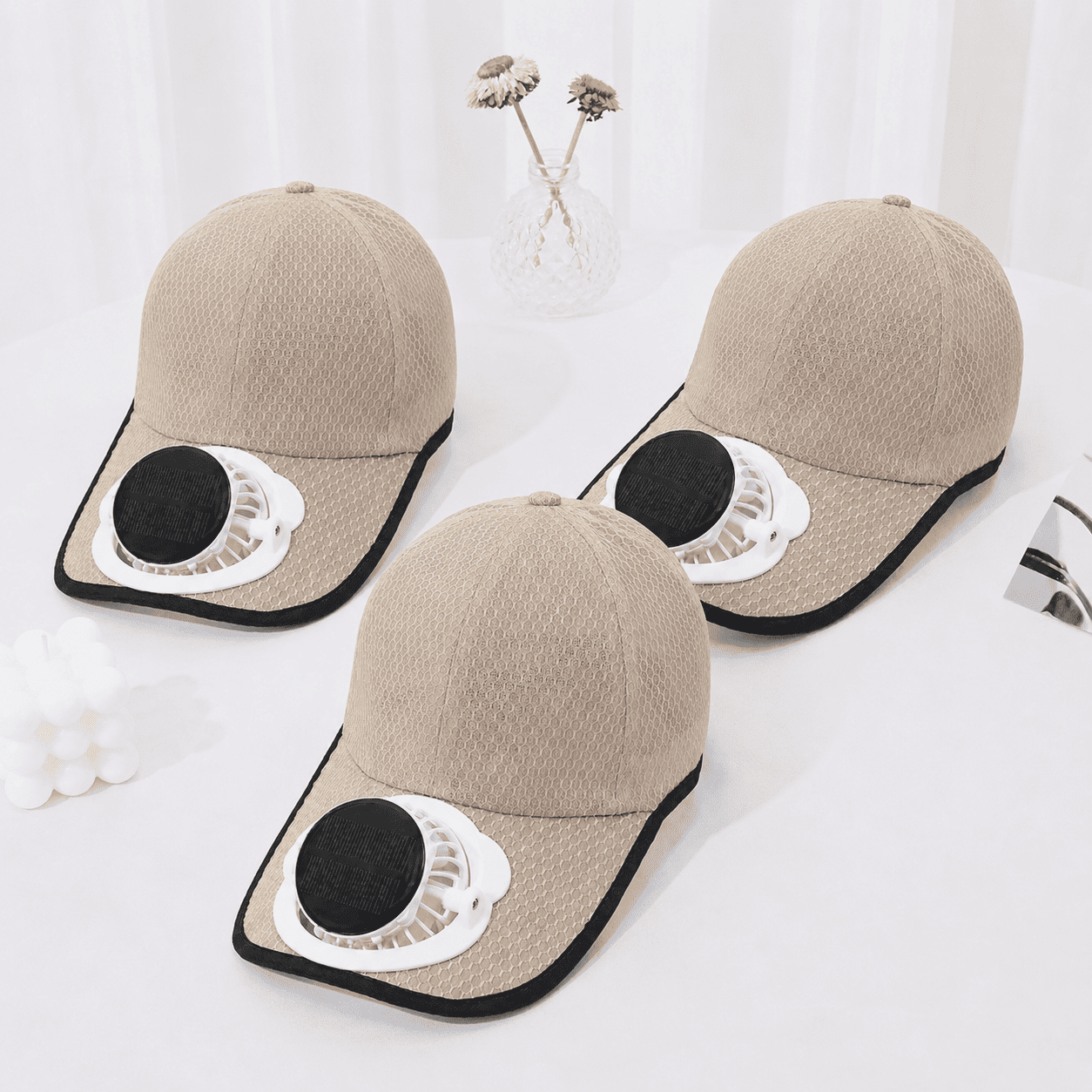 Ivokio®🧢 Solar Cooling Fan Hat — Stay Cool Under the Sun