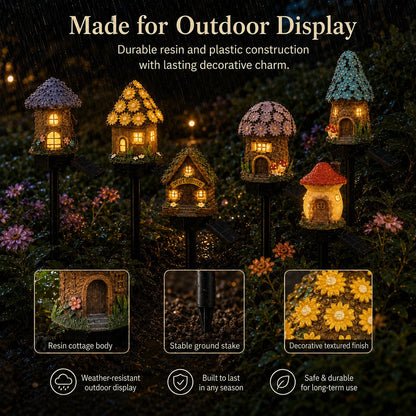 🍄Ivokio® Solar Fairy-Tale Mushroom Cottage Garden Light