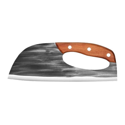 Ivokio® Premium Hand-Forged Chef's Knife & Cleaver Set
