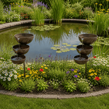 🔥Hot Sale 50% OFF🐦Ivokio® Bring Life Back To Your Garden –  Rain Catcher Bird Bath🌿