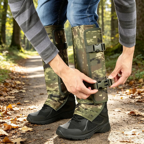 Ivokio® Snake-Resistant Leg Gaiters – Protective Outdoor Gear for Hiking, Hunting & Camping
