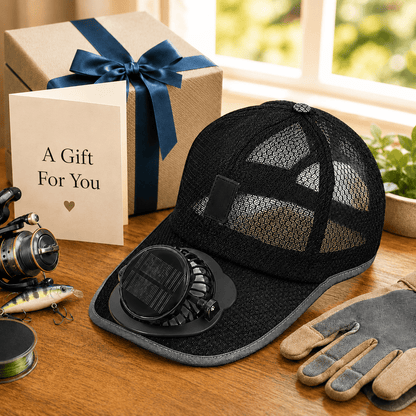Ivokio®🧢 Solar Cooling Fan Hat — Stay Cool Under the Sun