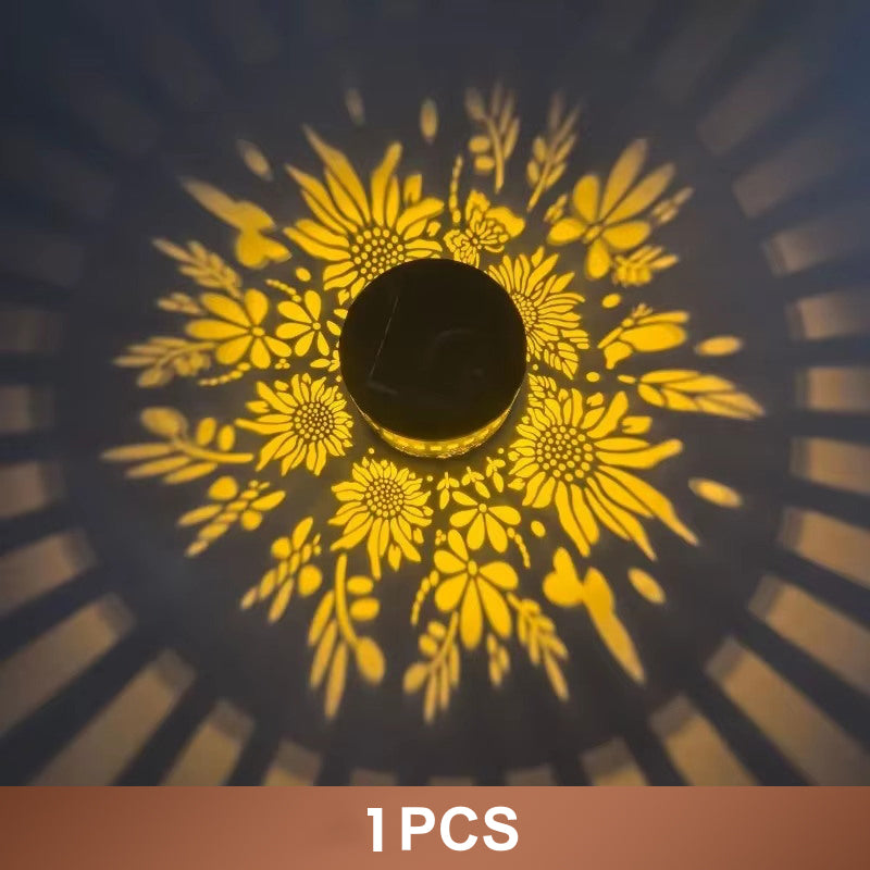 🌞 50% OFF NOW! 🌀Ivokio® Solar Mandala Light – Stunning Pattern Projection, 2-in-1 Floor & Wall Design & IP65 Waterproof Auto On/Off 🌿