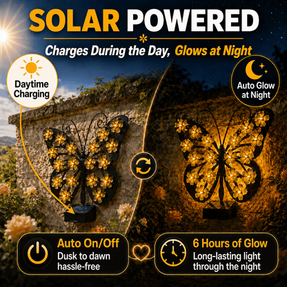 Ivokio® Solar Butterfly Garden Lamps