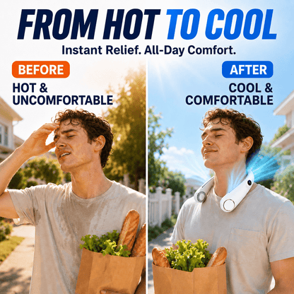 🔥 Last Day 50% OFF ❄️ Ivokio® Hands-Free Cooling Neck Fan