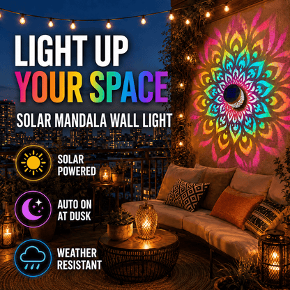 Ivokio® Solar Mandala Light