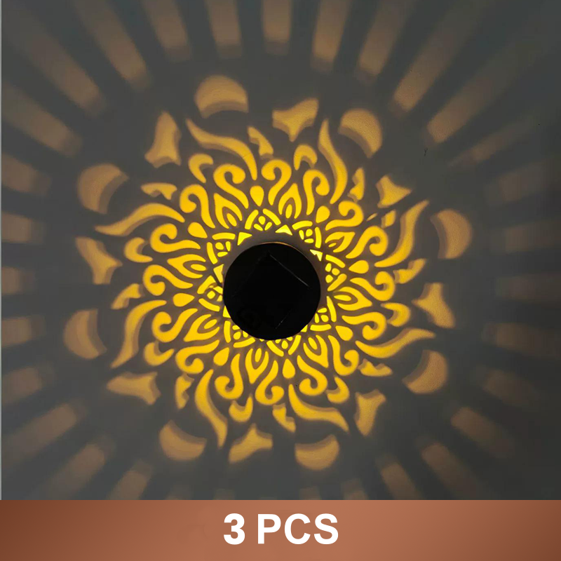 🌞 50% OFF NOW! 🌀Ivokio® Solar Mandala Light – Stunning Pattern Projection, 2-in-1 Floor & Wall Design & IP65 Waterproof Auto On/Off 🌿