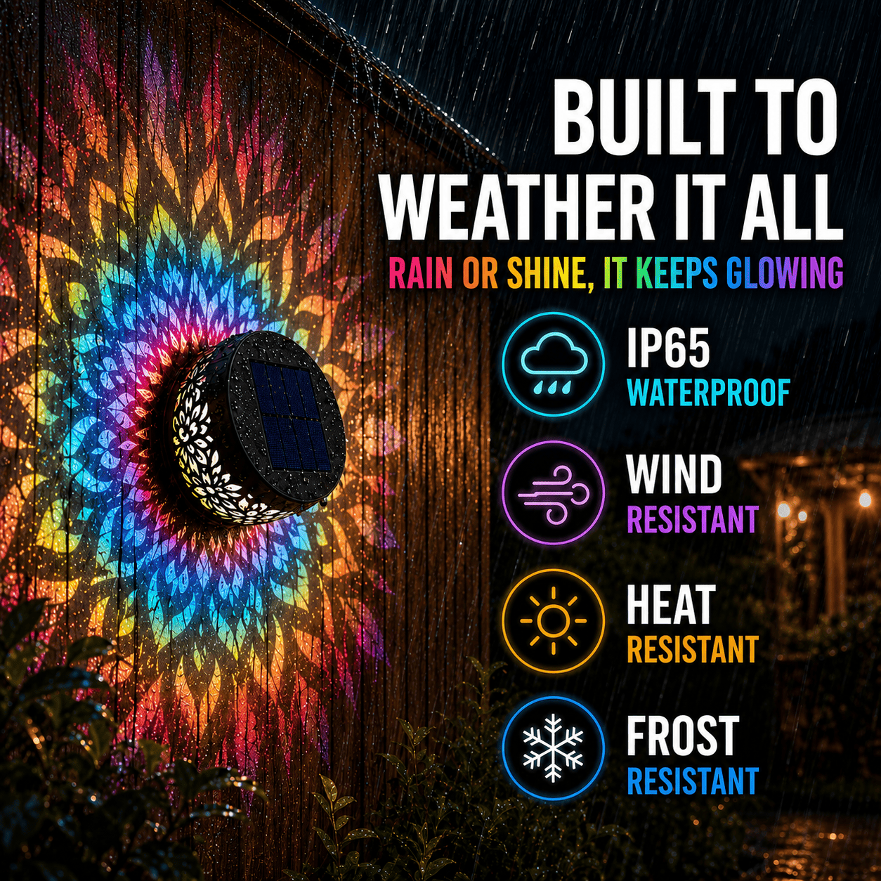 Ivokio® Solar Mandala Light