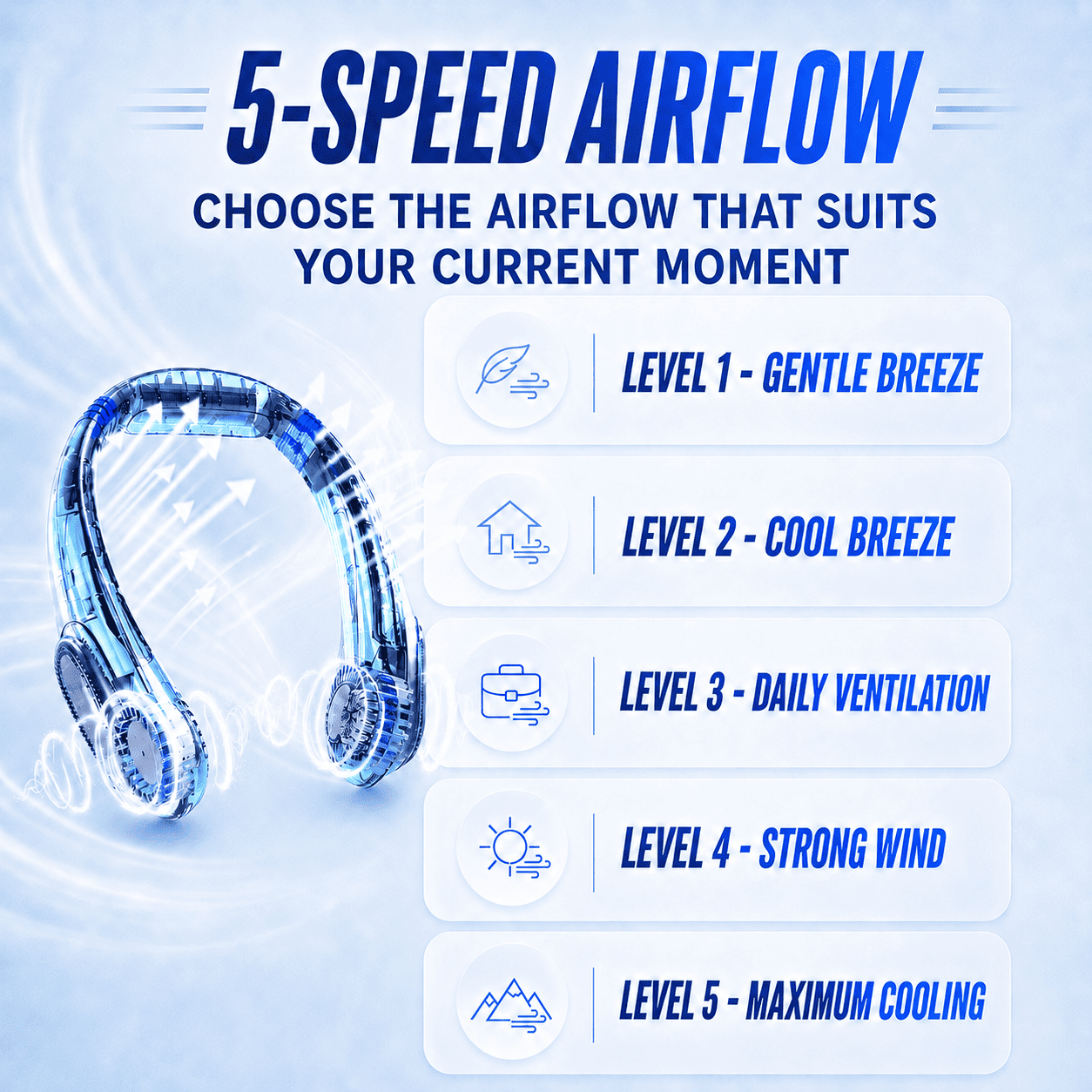 🔥 Last Day 50% OFF ❄️ Ivokio® Hands-Free Cooling Neck Fan