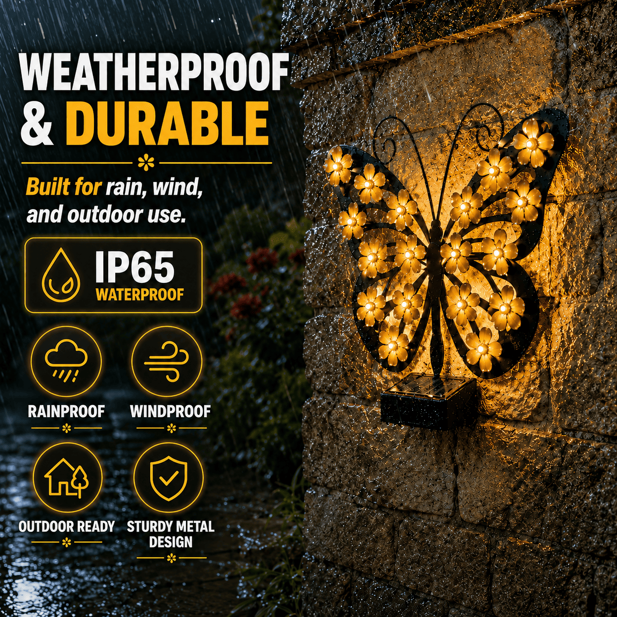 Ivokio® Solar Butterfly Garden Lamps