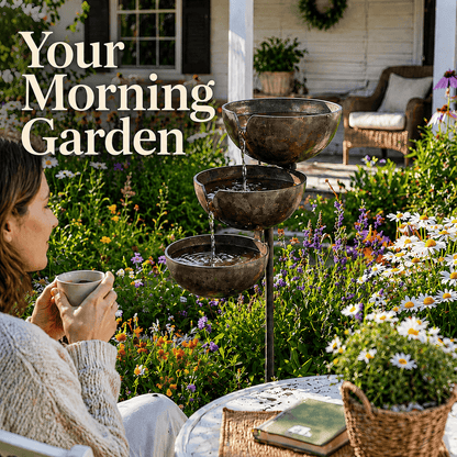 🔥Hot Sale 50% OFF🐦Ivokio® Bring Life Back To Your Garden –  Rain Catcher Bird Bath🌿
