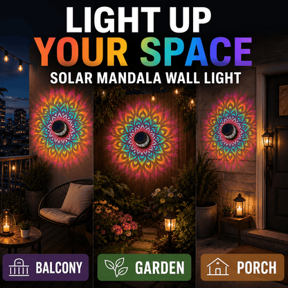 Ivokio® Solar Mandala Light