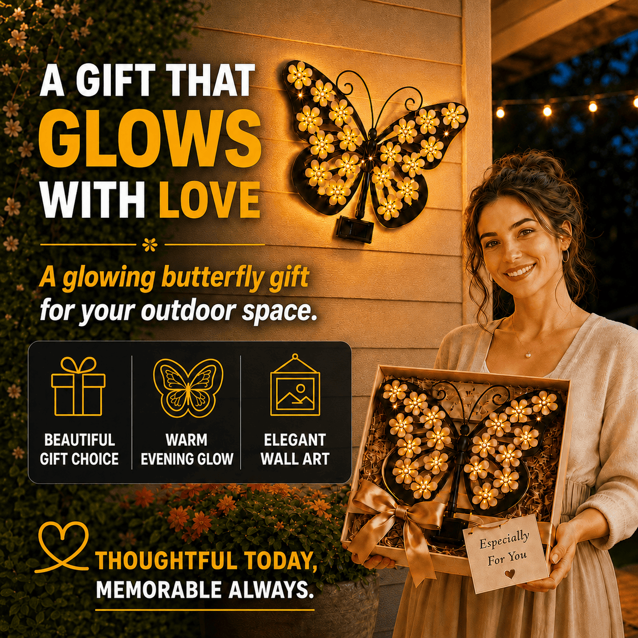 Ivokio® Solar Butterfly Garden Lamps