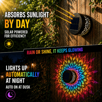 Ivokio® Solar Mandala Light
