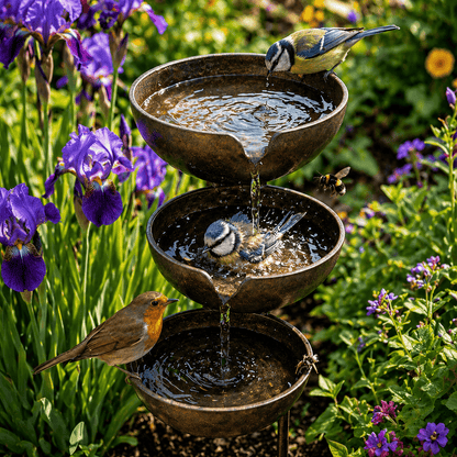 🔥Hot Sale 50% OFF🐦Ivokio® Bring Life Back To Your Garden –  Rain Catcher Bird Bath🌿