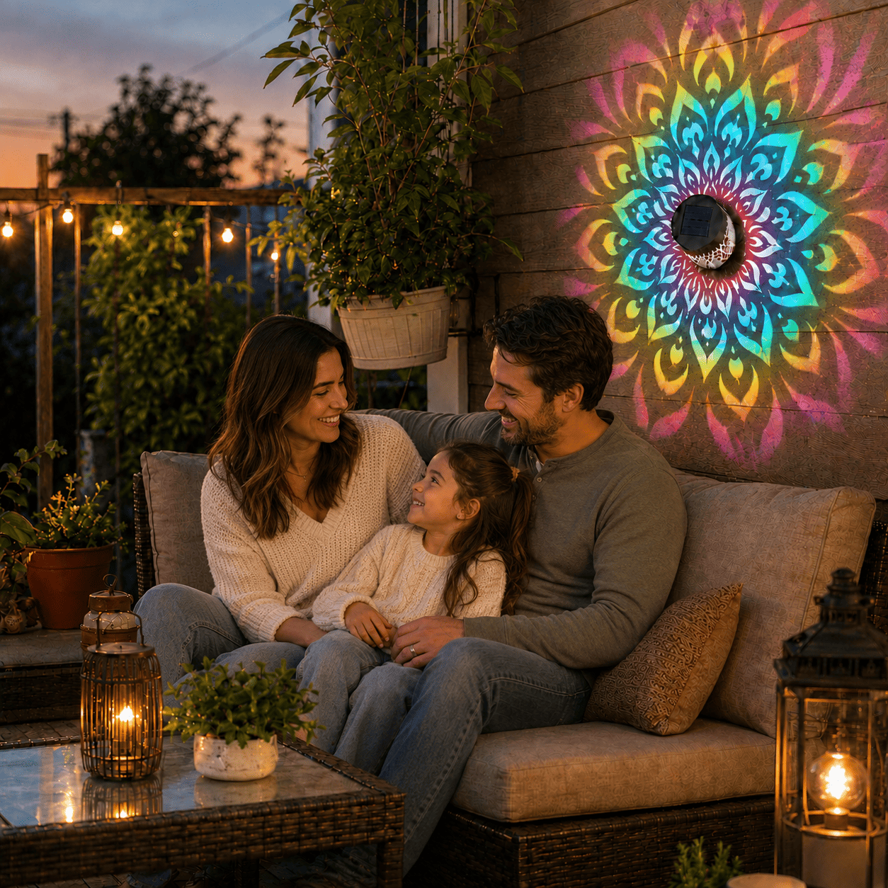 Ivokio® Solar Mandala Light
