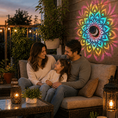 Ivokio® Solar Mandala Light