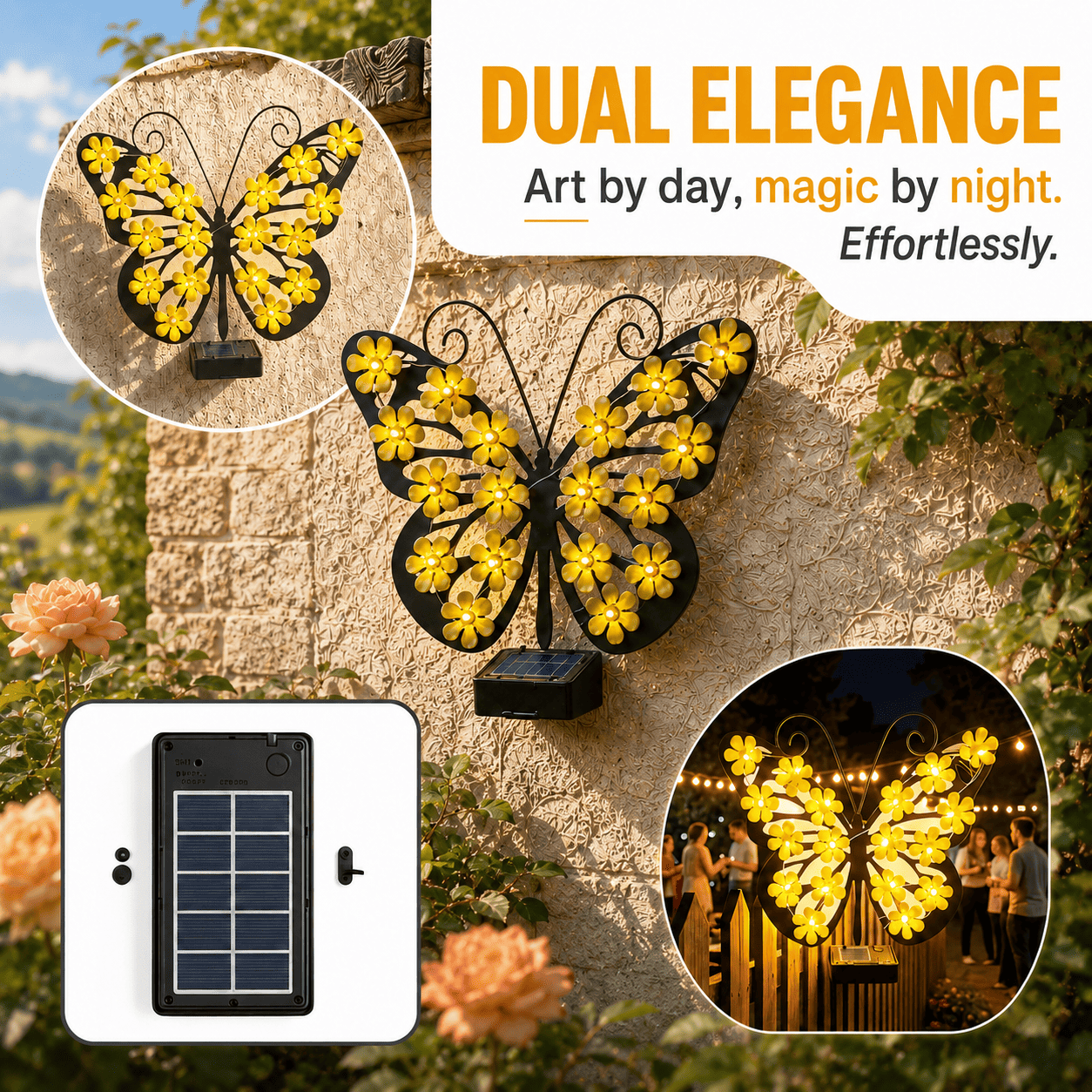Ivokio® Solar Butterfly Garden Lamps