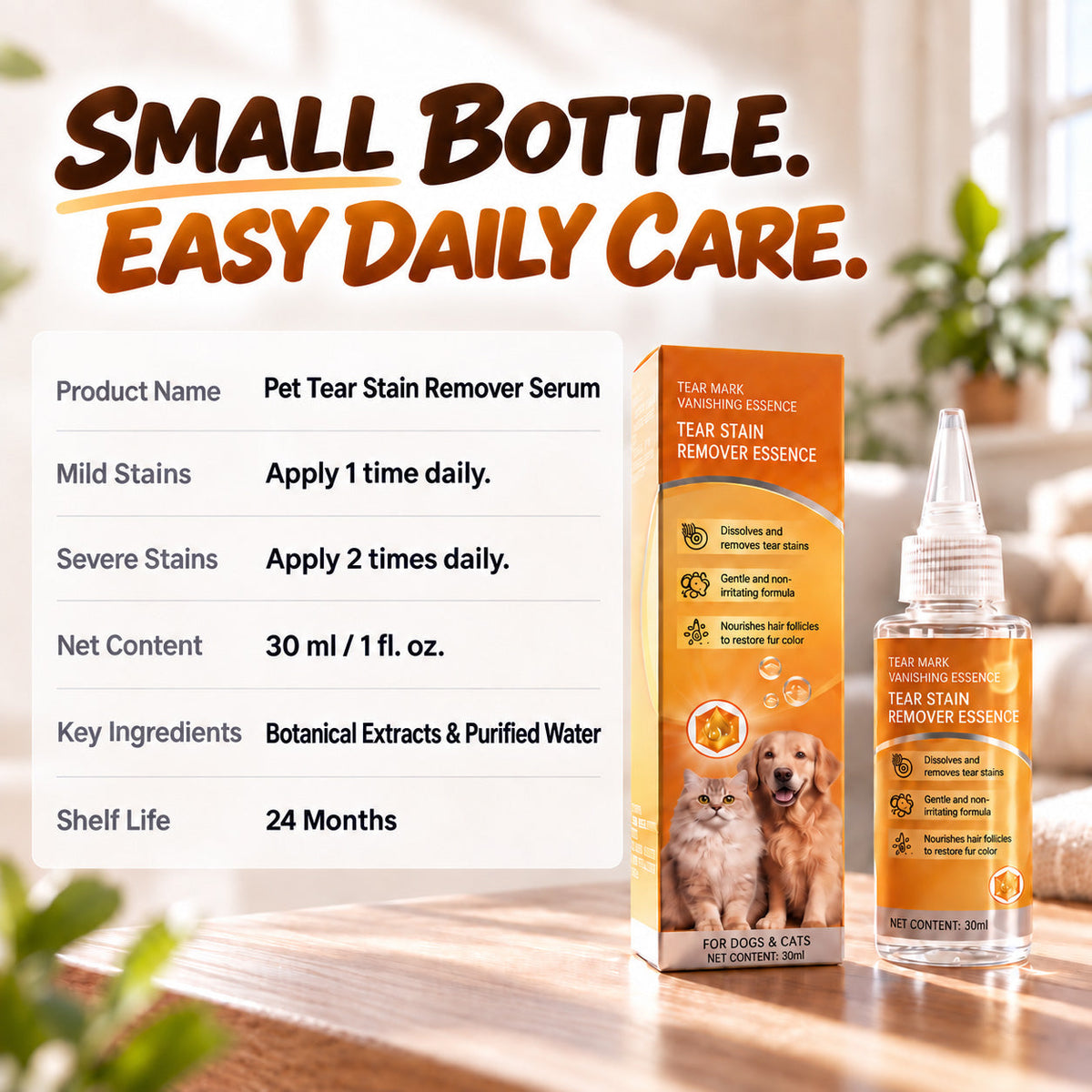 ✨ivokio® Gentle Pet Eye Stain Remover Essence Nourishing Drops
