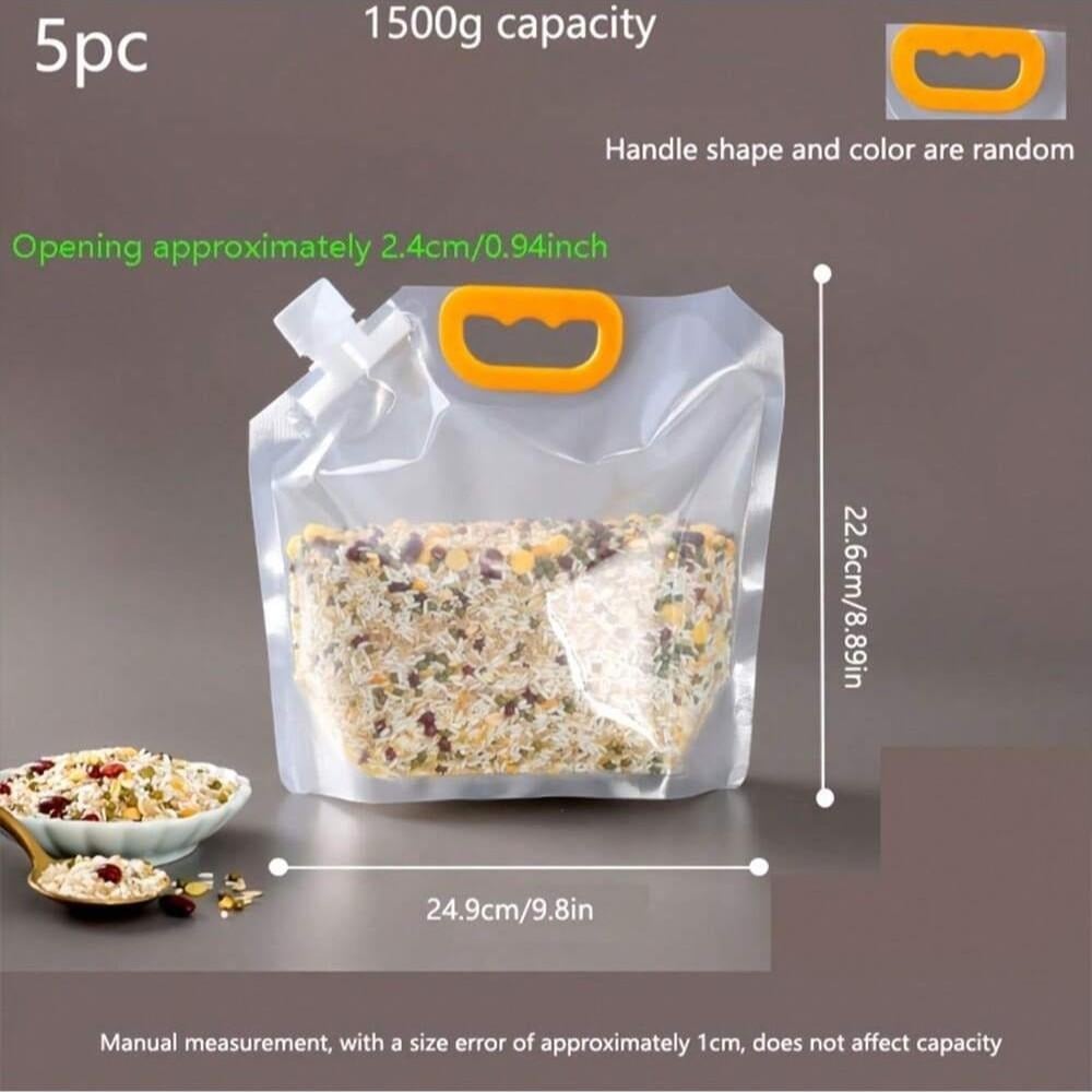 💕🌾Ivokio® Airtight Grain Storage Bags with Handle
