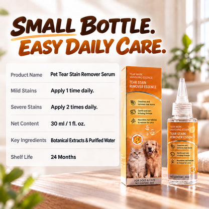 🔥Limit time 40% OFF+BUY 2 GET 1 FREE ivokio® Gentle Pet Eye Stain Remover Essence Nourishing Drops
