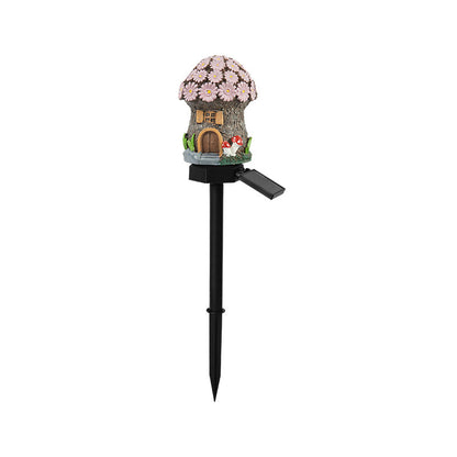🍄Ivokio® Solar Fairy-Tale Mushroom Cottage Garden Light