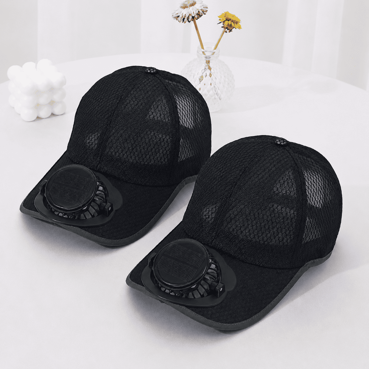 Ivokio®🧢 Solar Cooling Fan Hat — Stay Cool Under the Sun