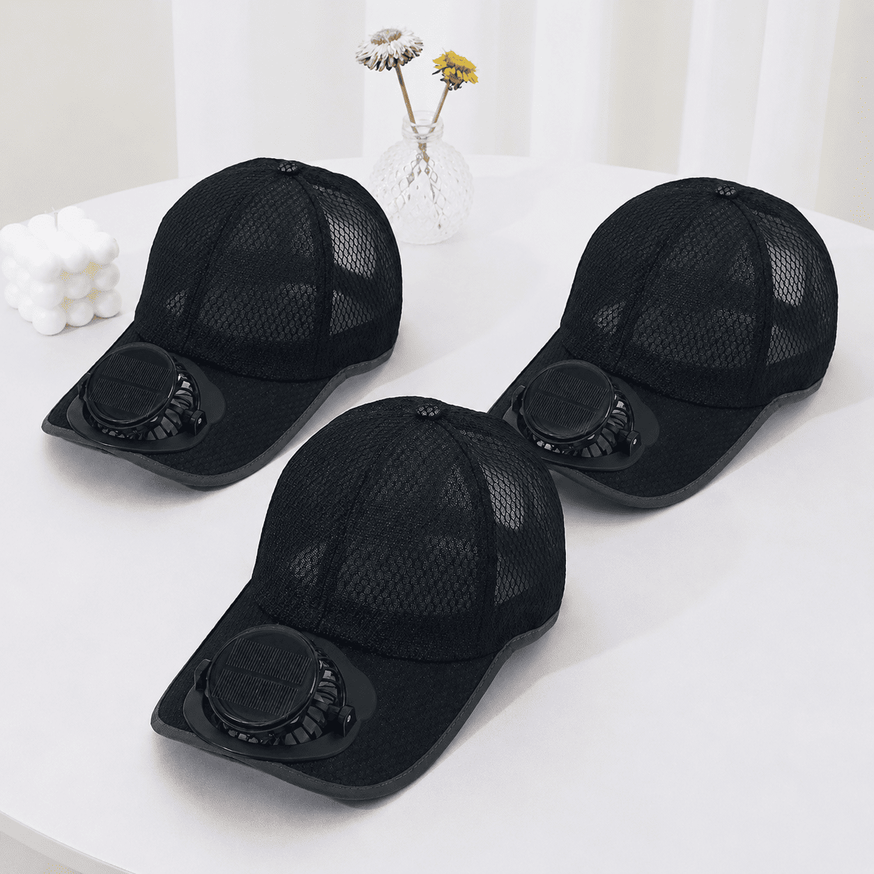 Ivokio®🧢 Solar Cooling Fan Hat — Stay Cool Under the Sun