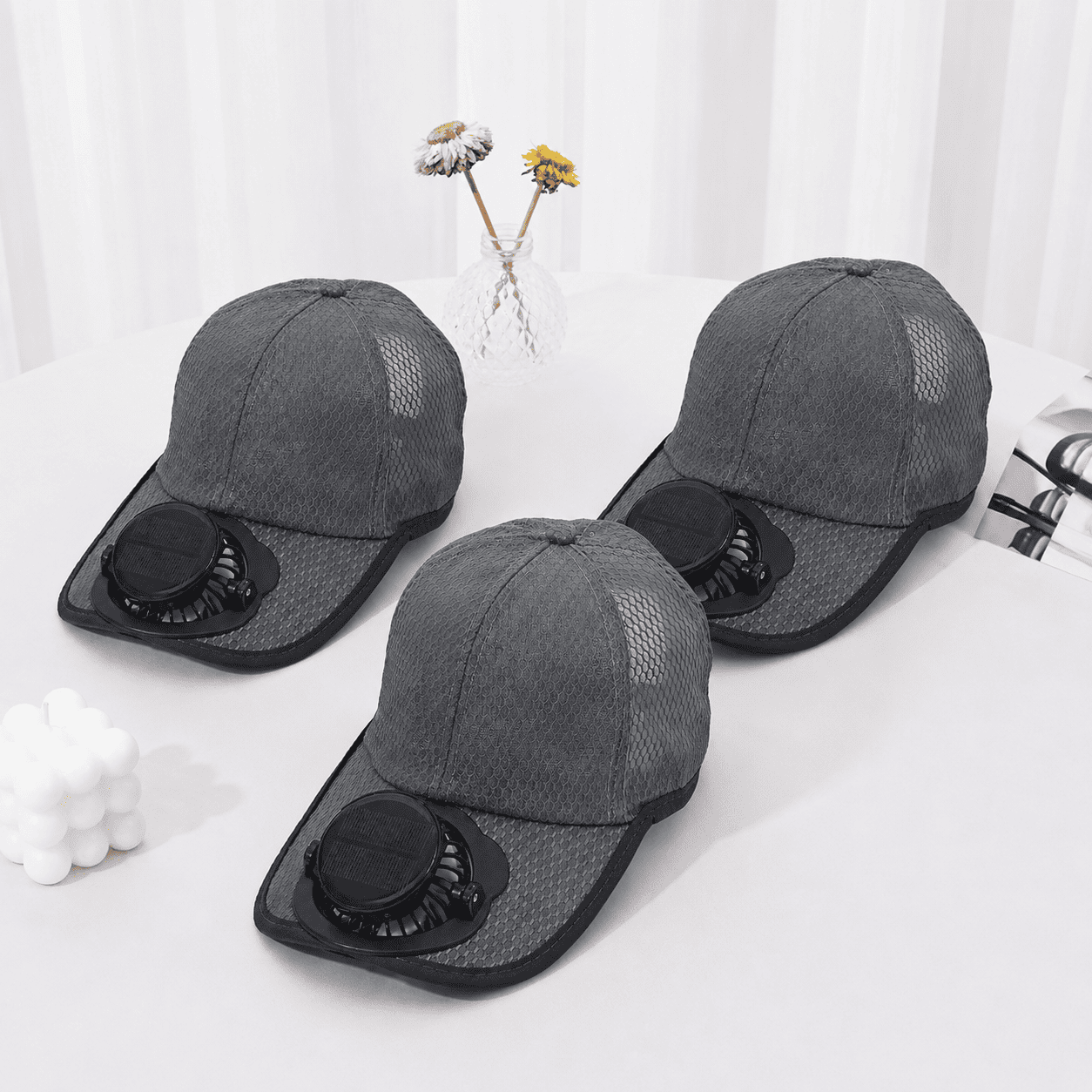 Ivokio®🧢 Solar Cooling Fan Hat — Stay Cool Under the Sun