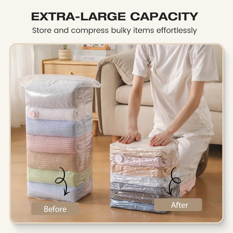 Ivokio®📦 Large-Capacity Vacuum Bags – No Pump Needed! 💨✨