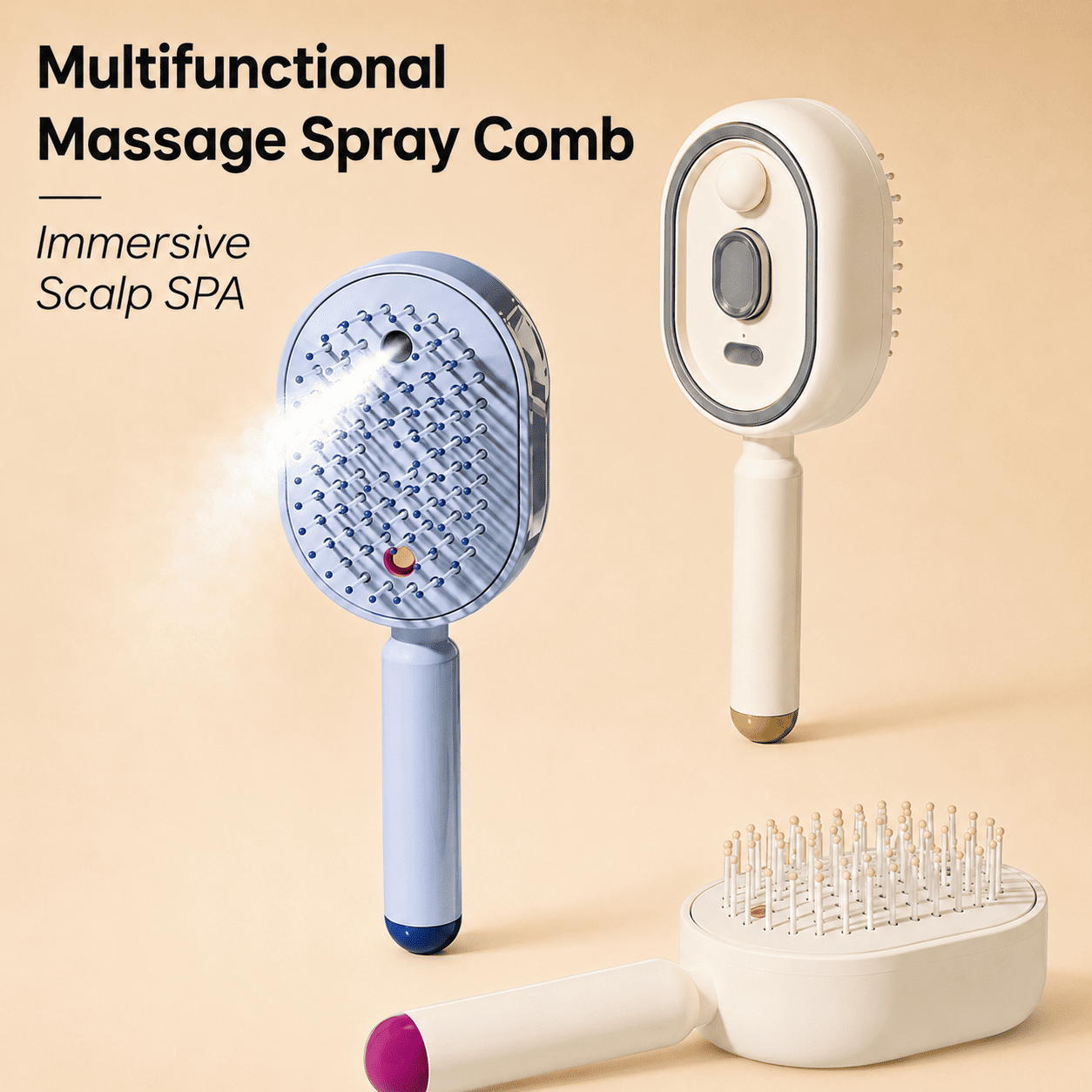 ⚡Ivokio® Multifunctional Massage Spray Comb