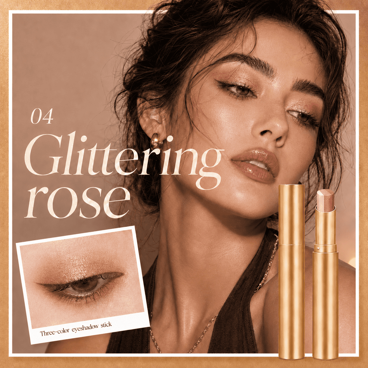 Ivokio® 3 in 1 Easy Eyeshadow Stick suitable for Beginners