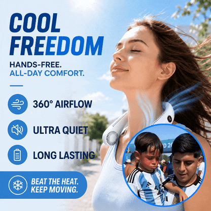 🔥 Last Day 50% OFF ❄️ Ivokio® Hands-Free Cooling Neck Fan