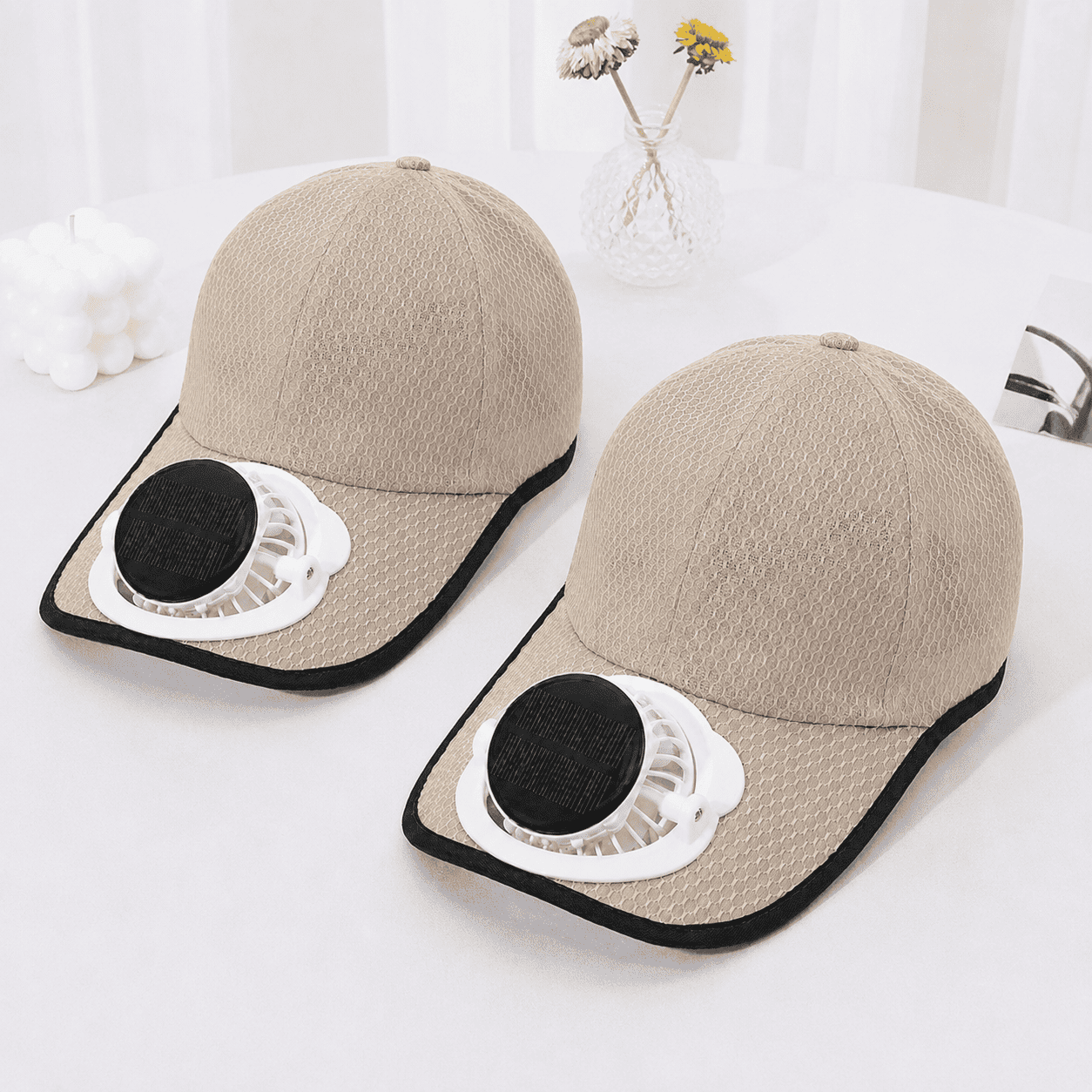 Ivokio®🧢 Solar Cooling Fan Hat — Stay Cool Under the Sun