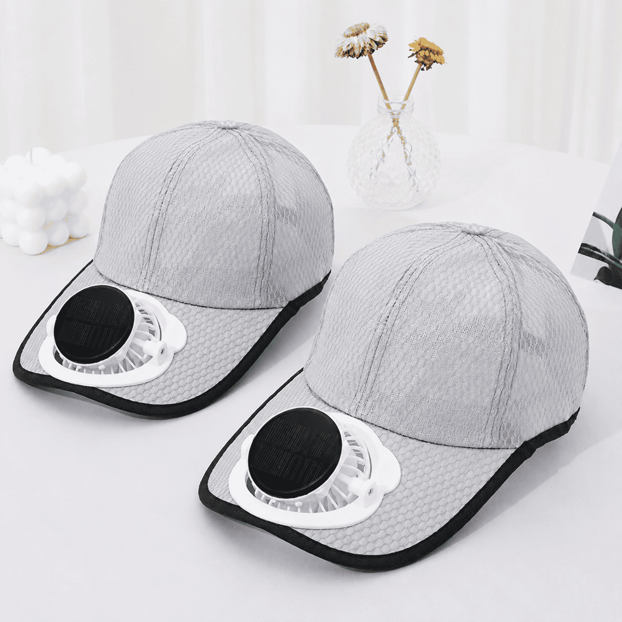 Ivokio®🧢 Solar Cooling Fan Hat — Stay Cool Under the Sun