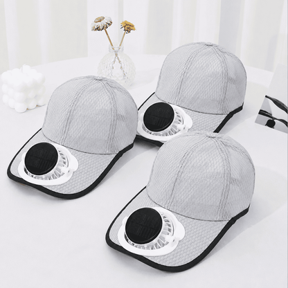 Ivokio®🧢 Solar Cooling Fan Hat — Stay Cool Under the Sun