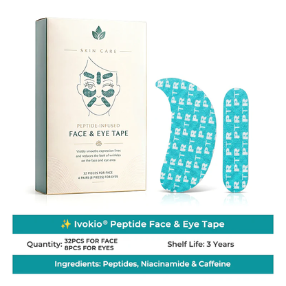 ☀️New 2026 Upgrade🔥 Ivokio® Peptide Face & Eye Tape