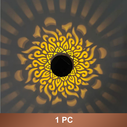 🌞 50% OFF NOW! 🌀Ivokio® Solar Mandala Light – Stunning Pattern Projection, 2-in-1 Floor & Wall Design & IP65 Waterproof Auto On/Off 🌿