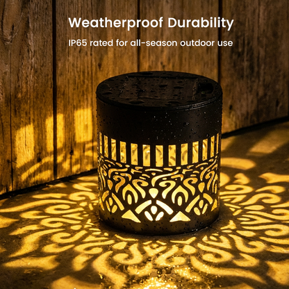 🌞 50% OFF NOW! 🌀Ivokio® Solar Mandala Light – Stunning Pattern Projection, 2-in-1 Floor & Wall Design & IP65 Waterproof Auto On/Off 🌿
