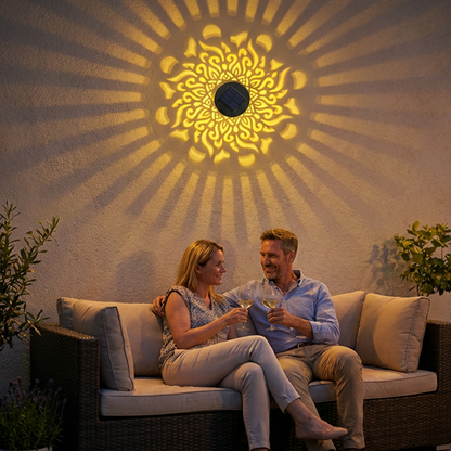 🌞 50% OFF NOW! 🌀Ivokio® Solar Mandala Light – Stunning Pattern Projection, 2-in-1 Floor & Wall Design & IP65 Waterproof Auto On/Off 🌿