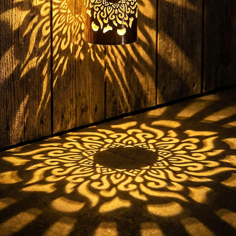 🌞 50% OFF NOW! 🌀Ivokio® Solar Mandala Light – Stunning Pattern Projection, 2-in-1 Floor & Wall Design & IP65 Waterproof Auto On/Off 🌿