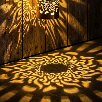 🌞 50% OFF NOW! 🌀Ivokio® Solar Mandala Light – Stunning Pattern Projection, 2-in-1 Floor & Wall Design & IP65 Waterproof Auto On/Off 🌿