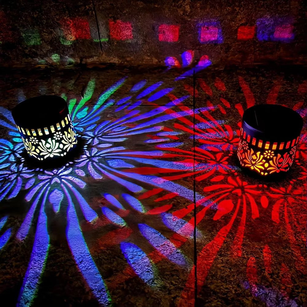 🌞 50% OFF NOW! 🌀Ivokio® Solar Mandala Light – Stunning Pattern Projection, 2-in-1 Floor & Wall Design & IP65 Waterproof Auto On/Off 🌿