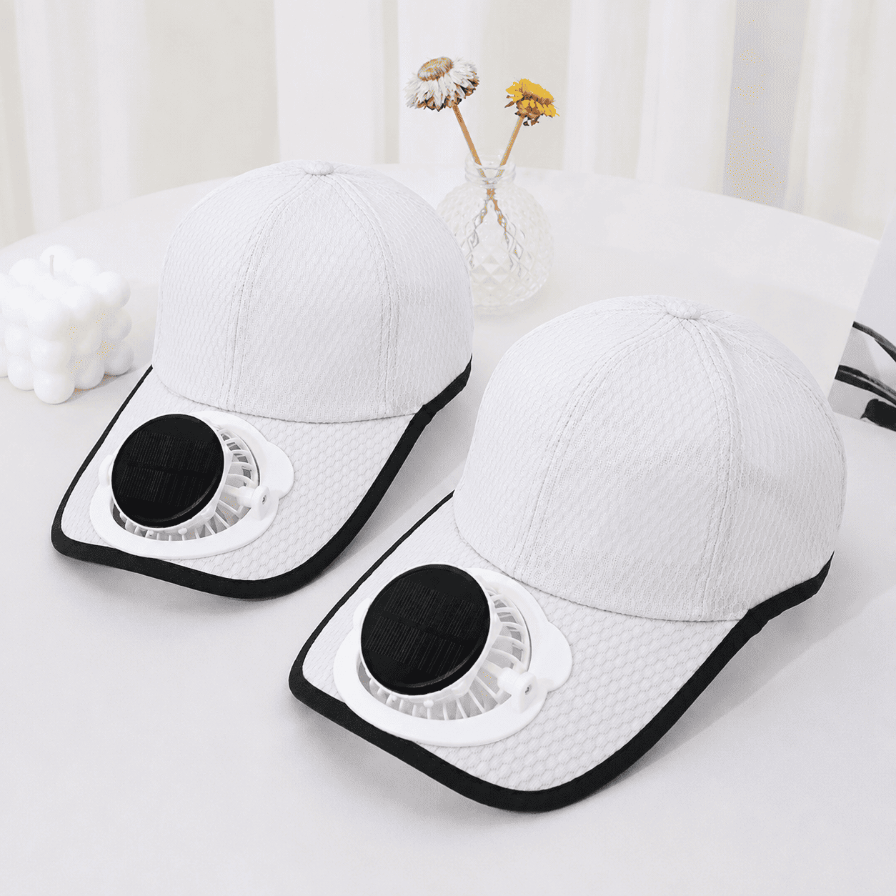 Ivokio®🧢 Solar Cooling Fan Hat — Stay Cool Under the Sun