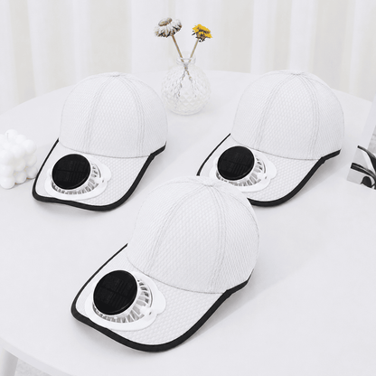 Ivokio®🧢 Solar Cooling Fan Hat — Stay Cool Under the Sun