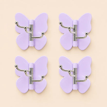 🦋 Ivokio® Rotating Butterfly Triple Hook—Adjustable for Flat Walls & Corners
